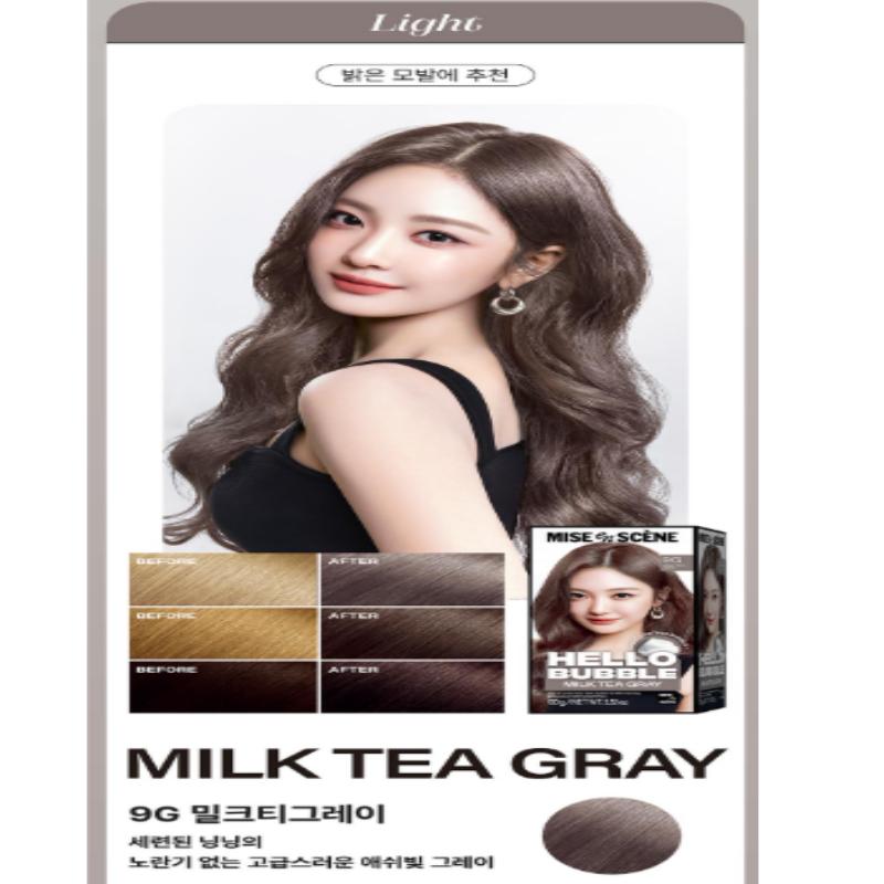 [Выбор aespa] Набор для окрашивания волос Mise en Scène New Hello Bubble