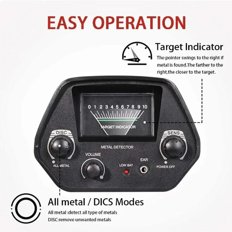 Металлоискатель Высокой Точности Профессиональные Подземные Детекторы с Водонепроницаемой Поисковой Катушкой Для Охотников за Сокровищами