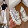 Холщовые туфли 2026 Лето Сто С Дышащей Толстой Подошвой Кеды Повседневная Женская Обувь 2412