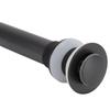 Matte Black Finish Drain Stopper Push Bounce Basin Sink Drain Kitchen Sink Drain  For Vessel Sink