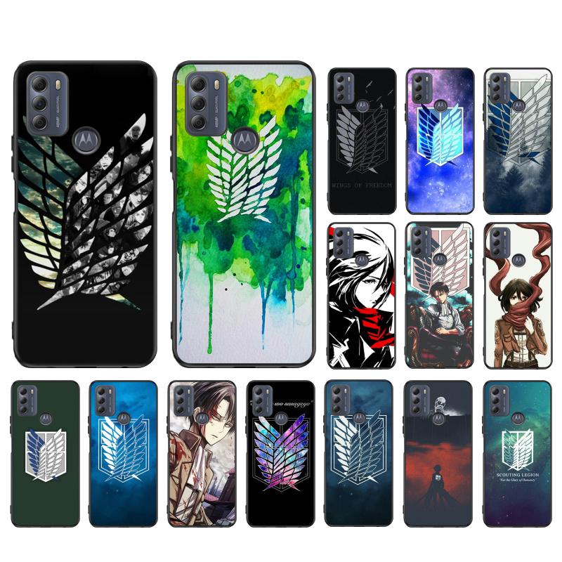 Чехол для телефона «Атака Титанов» для Motorola Moto E32 E20 E40 G22 G52 G20 G30 G100 G60 G50 G10 GPure GStylus G9 One Action Macro