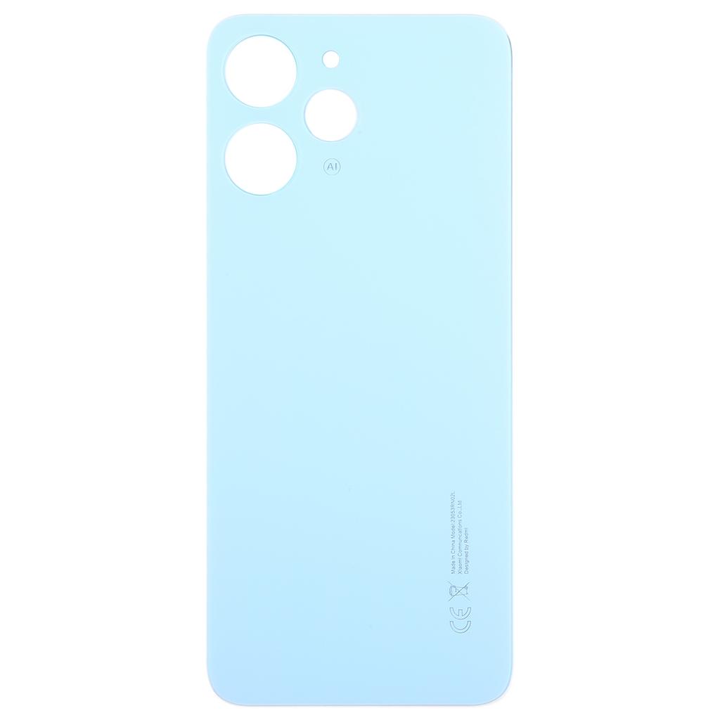 Стеклянная задняя крышка аккумулятора для телефона Xiaomi Redmi 12 4G, сменная задняя панель корпуса