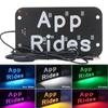 1 шт. APP Rides автомобильный знак аксессуары для совместных поездок автомобиль лобовое стекло кабины индикаторная лампа светодиодный фонарь на крышу такси 5 В предупреждающий свет
