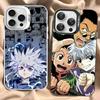 Чехол для телефона Hunter X Hunter Killua для iPhone 16 15 14 13 12 11 Pro Max X XR XSMAX Матовый Ударопрочный Задняя крышка