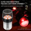 2pcs 1157 P21/5W BAY15D Stop Bulb Brake Lights Auto Daytime Running DRL Strobe Flash Light Taillight Red White 12v
