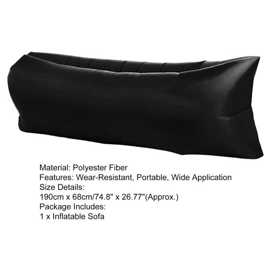 Надувной диван, мягкий нейлоновый диван, полезная пляжная ленивая кровать для кемпинга