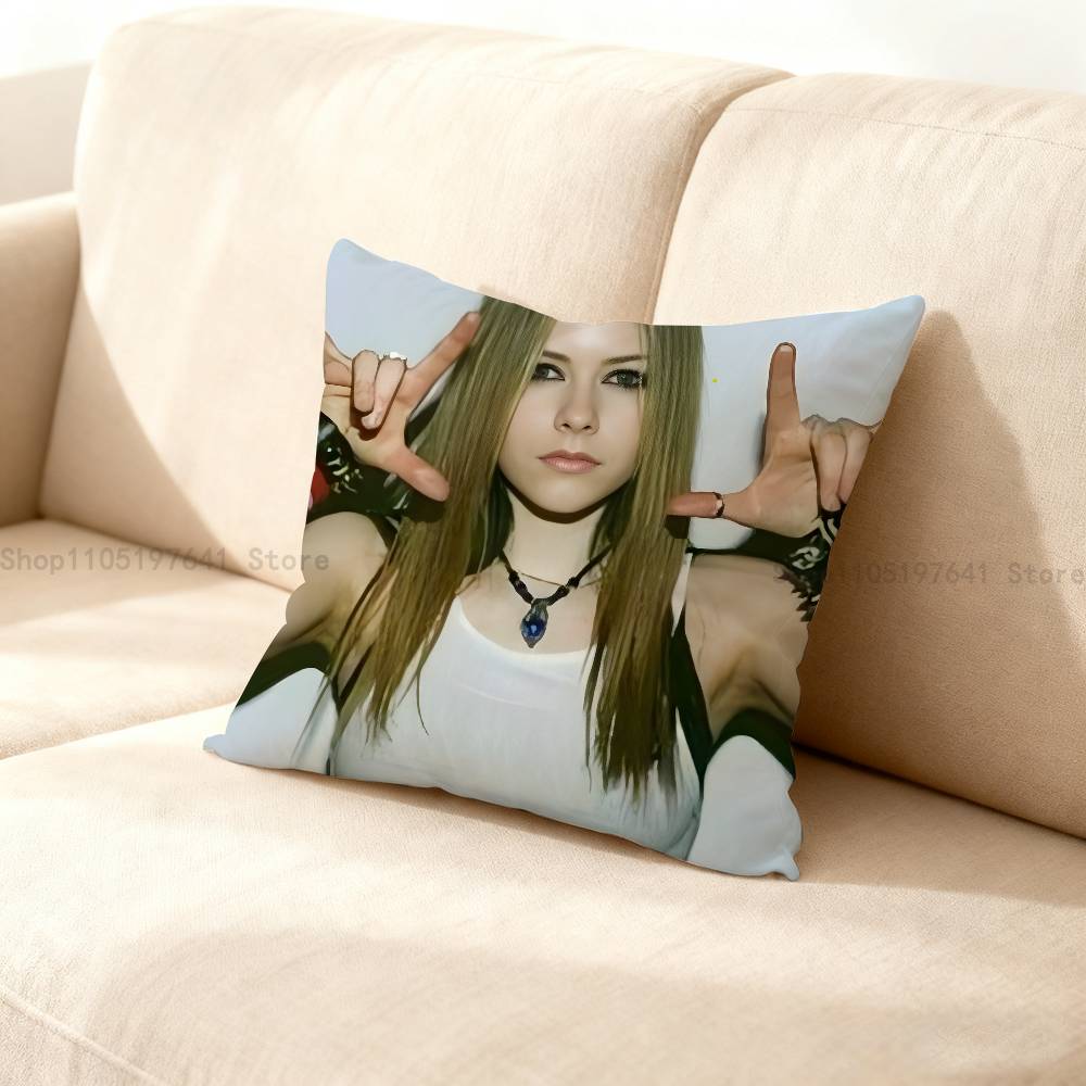 A-Avril Punk L-Lavigne Наволочка Для Декора Дивана Автомобиля Офиса Комнаты Печатная Наволочка Декорации и Защита