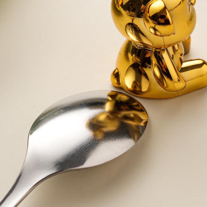 ZISIZ Retro Embossed Dessert Utensil Set