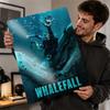 Whale Fall Movie D Texture Metal Poster Customized Wall Art Tin Sign Gift for Mancave Decoration Room Decorating Interior Decor