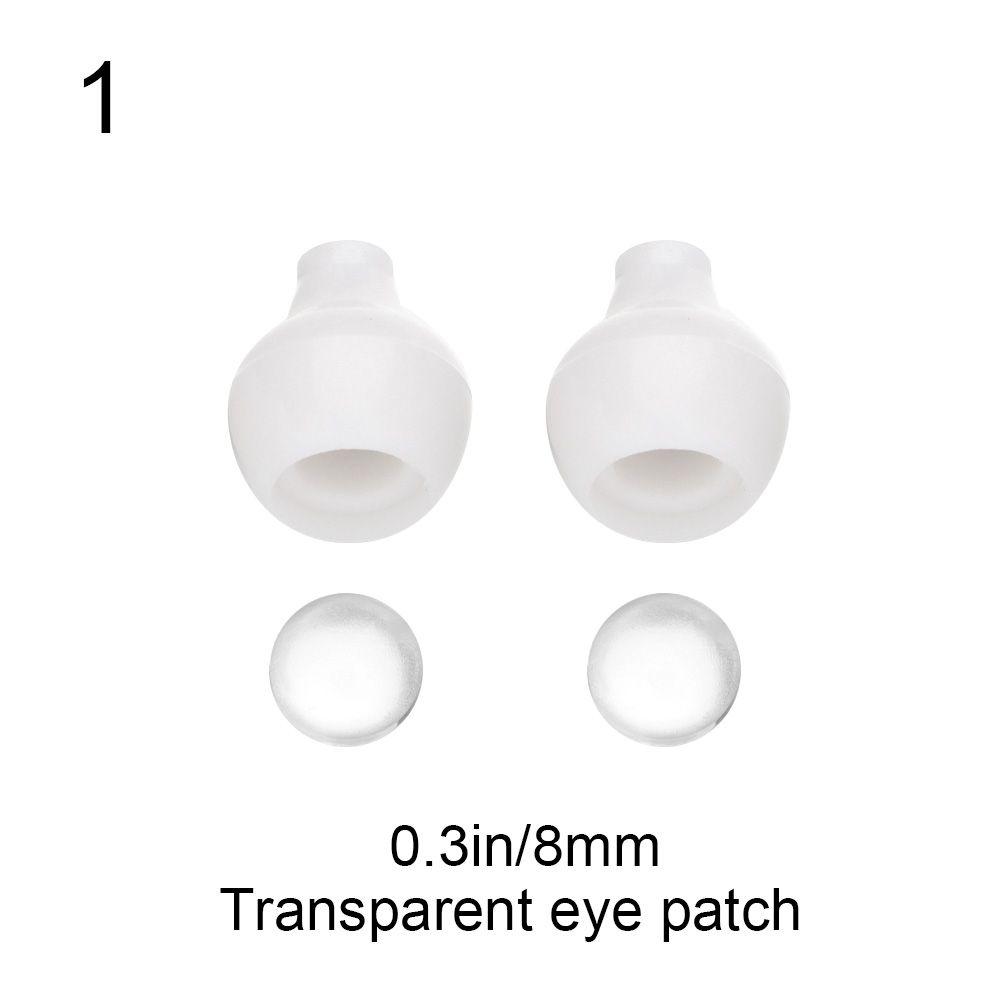 Quality Accessories DIY Acrylic Doll Eyes Eyeball Toy Transparent&Black Eye Patch Sticking Mud Clay