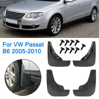 4 шт. автомобильные брызговики, внешние детали для VW Passat B6 2005-2010, переднее и заднее крыло, брызговики