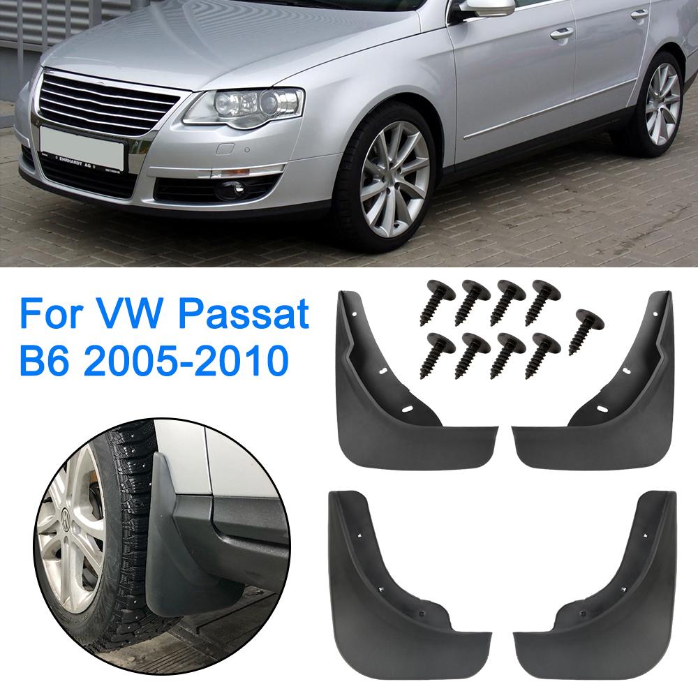 Car Mud Flaps For Volkswagen VW Passat B6 2005-2010 Splash Guards Mudguards Front Rear Fender Accessories Automotive Protector