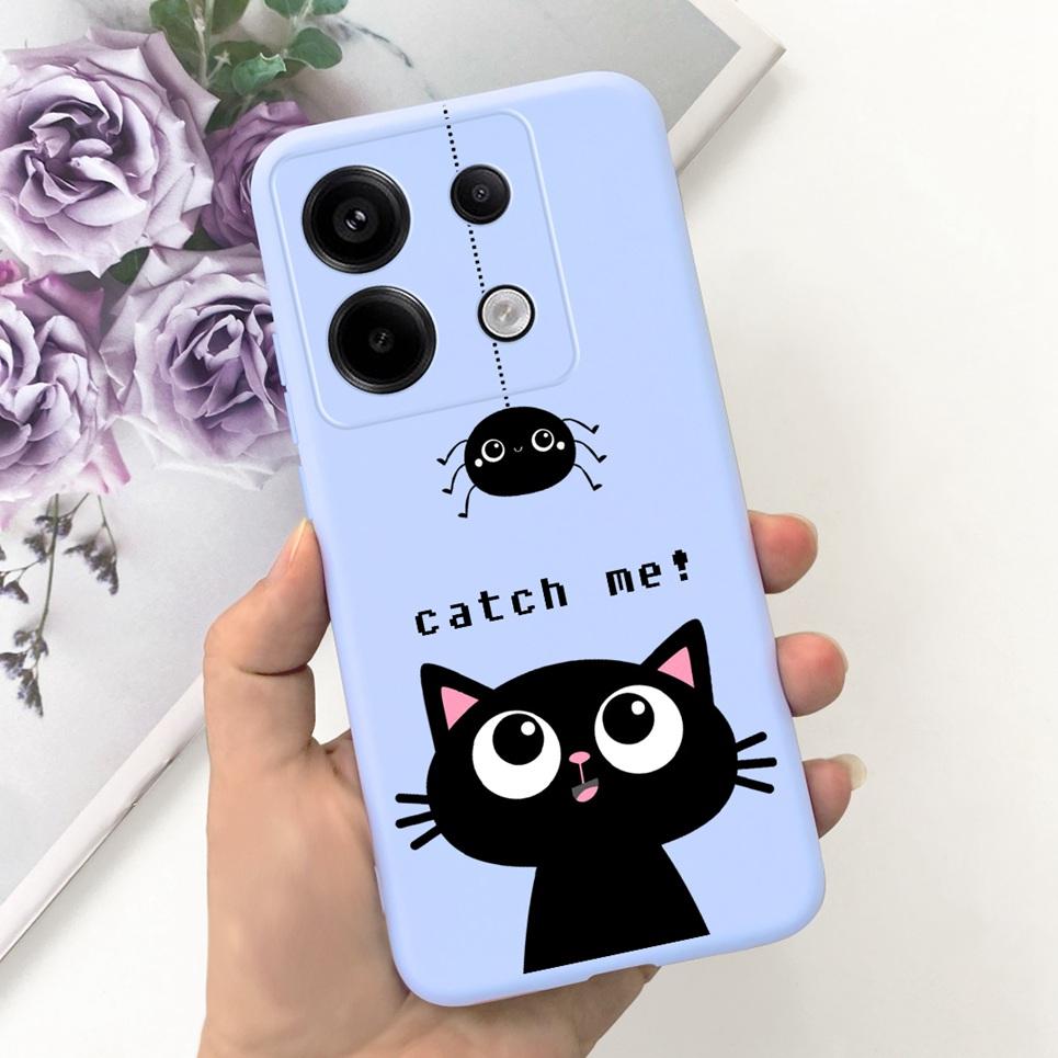 For Xiaomi Poco X6 Pro 5G Phone Case Xiaomi Poco M6 Pro 4G Back Cover Cartoon Cool Style Child's Coque Funda Soft Silicone TPU