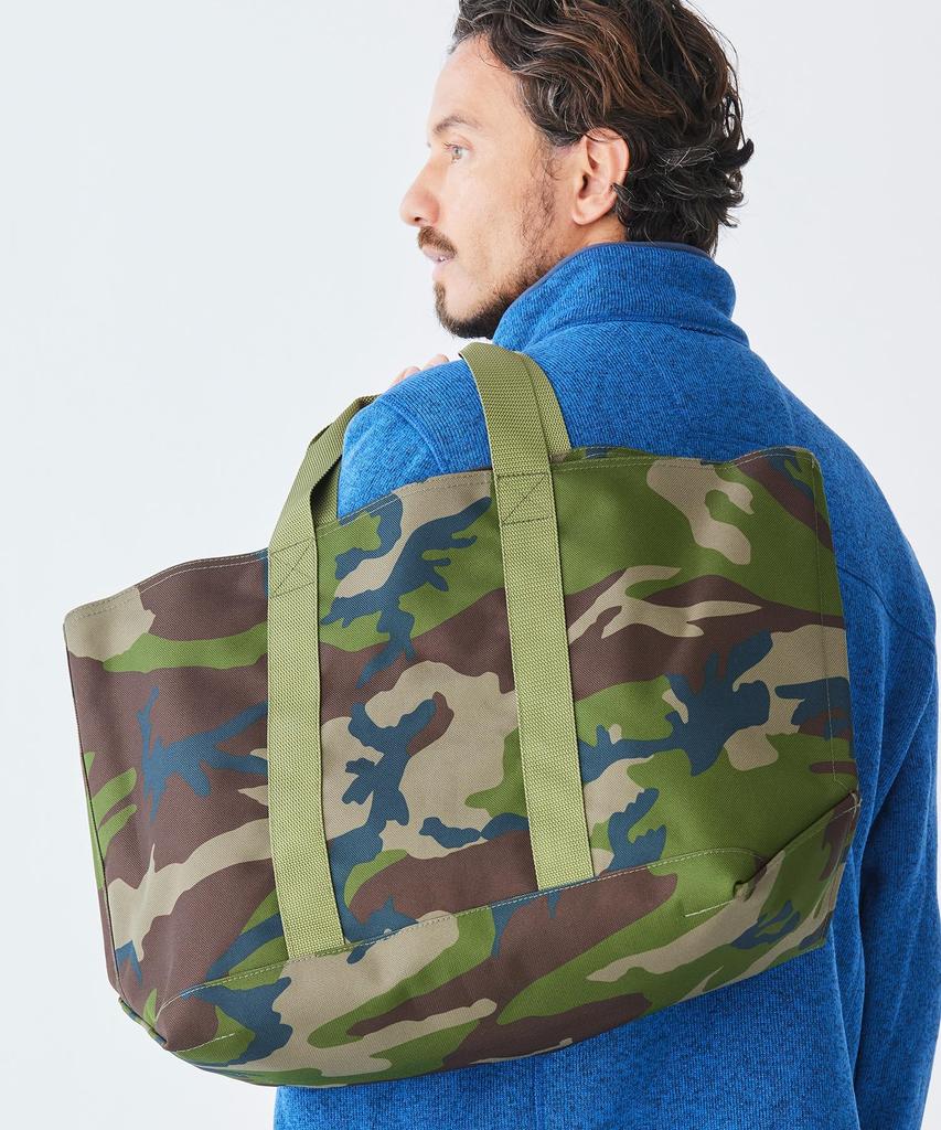 Сумка-тоут LL Bean Hunter, Открытый верх, Большая, Универсальный размер, Оливково-зеленый, 0WX2653000