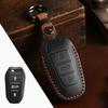 Кожаный защитный чехол для ключа автомобиля Peugeot 308 408 508 2008 3008 4008 5008 Citroen C4L C6 C3-XR Picasso DS3 DS4 DS5