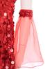 Womens Halloween Sequin Hippie Costume 70s Disco Sleeveless Mini Dress