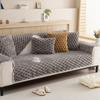 Sofa Cushion Winter Thickened Fleece Cushion Non-Slip Leather Sofa Cover New Cover Towel