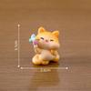 Adorable Resin Fat Cat Figurine Blind Box Cute Cartoon Miniature Animal Decor