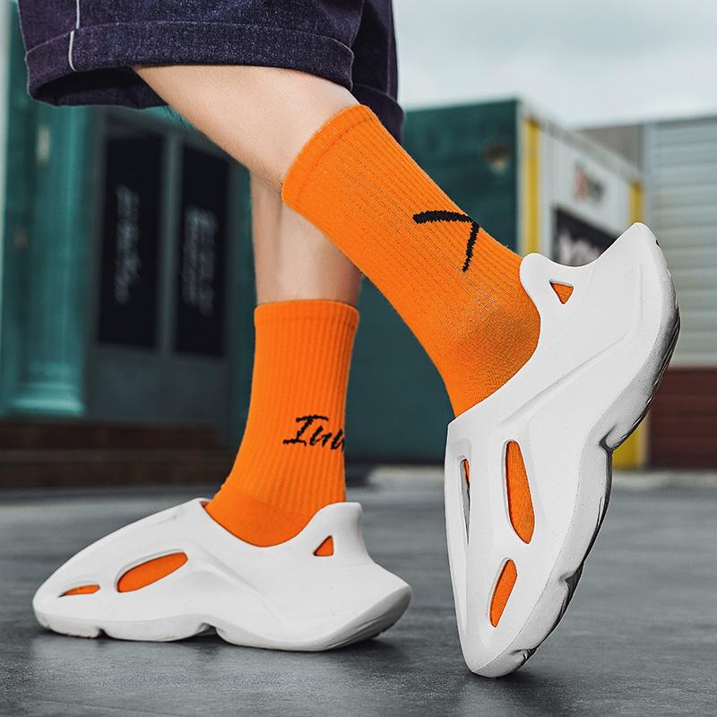 Fashion Sandals Mens Slippers Summer EVA Sandals Man Shoes Brand Beach Platform Slides Unisex Hollow Sandals Men Casual Shoes Flip Flops