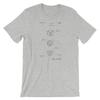 Dice Patent T-Shirt. Premium 100% Soft Cotton Tee Dice Blueprint Patent Art