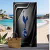 Пляжное полотенце с принтом Tottenham Hotspur, быстросохнущее, мягкое, портативное, большое, прямоугольное, пляжное покрывало для путешествий, бассейна