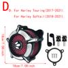 RSD мотоциклетный очиститель воздуха с ЧПУ, фильтр на впуске для Harley Sportster Dyna Softail Touring Street Glide Road King