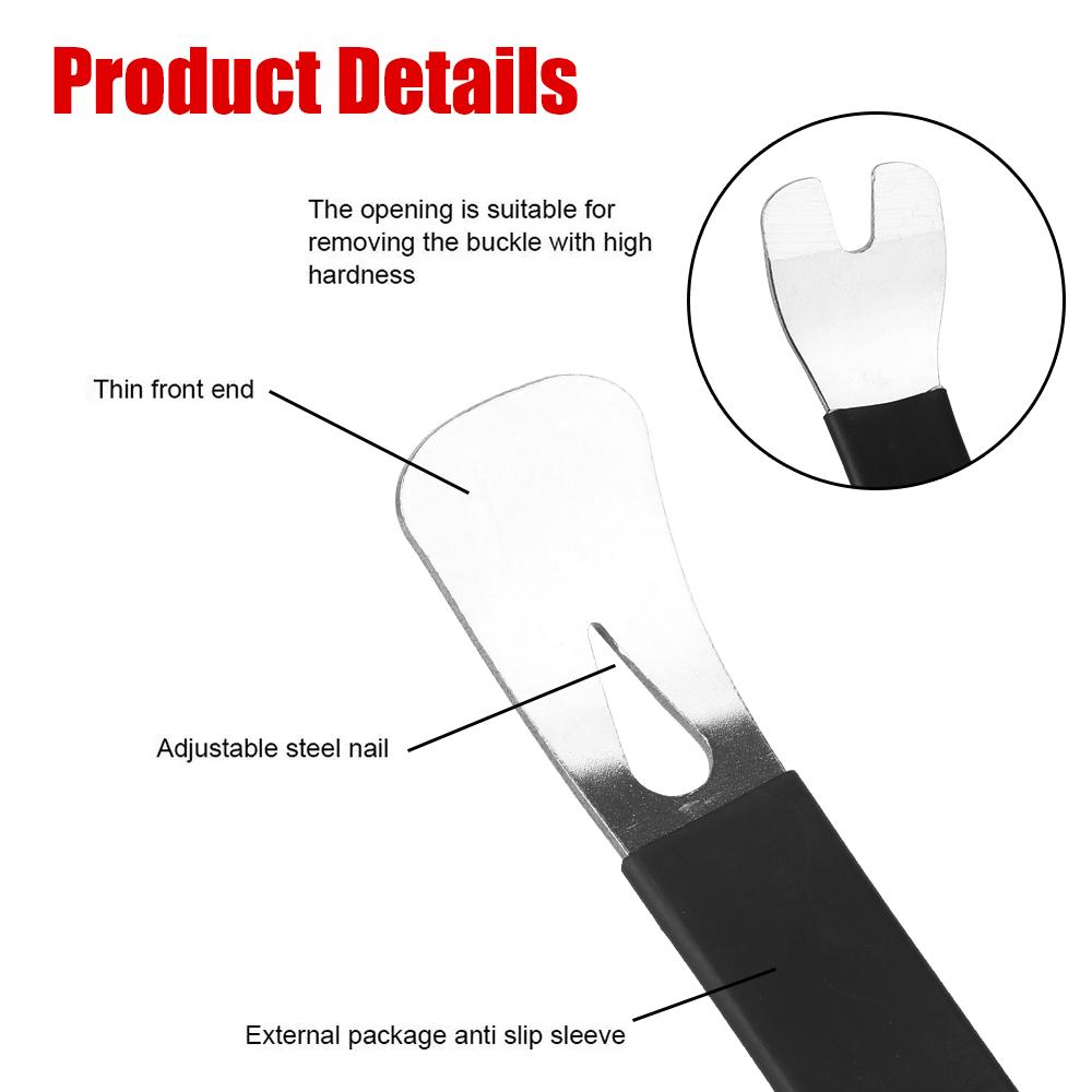 Инструмент для удаления металлического авто дверного зажима, набор инструментов для снятия обшивки, 6 шт., приборная панель автомобиля, аудио-радио панель, ремонтный крепеж, портативный