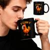 Смешная кружка F-Caw-F Chicken FCAWF, забавная чашка для чая, подарок для женщин и мужчин, 3,74"*3,15", милая чашка, подарок из премиального керамического материала