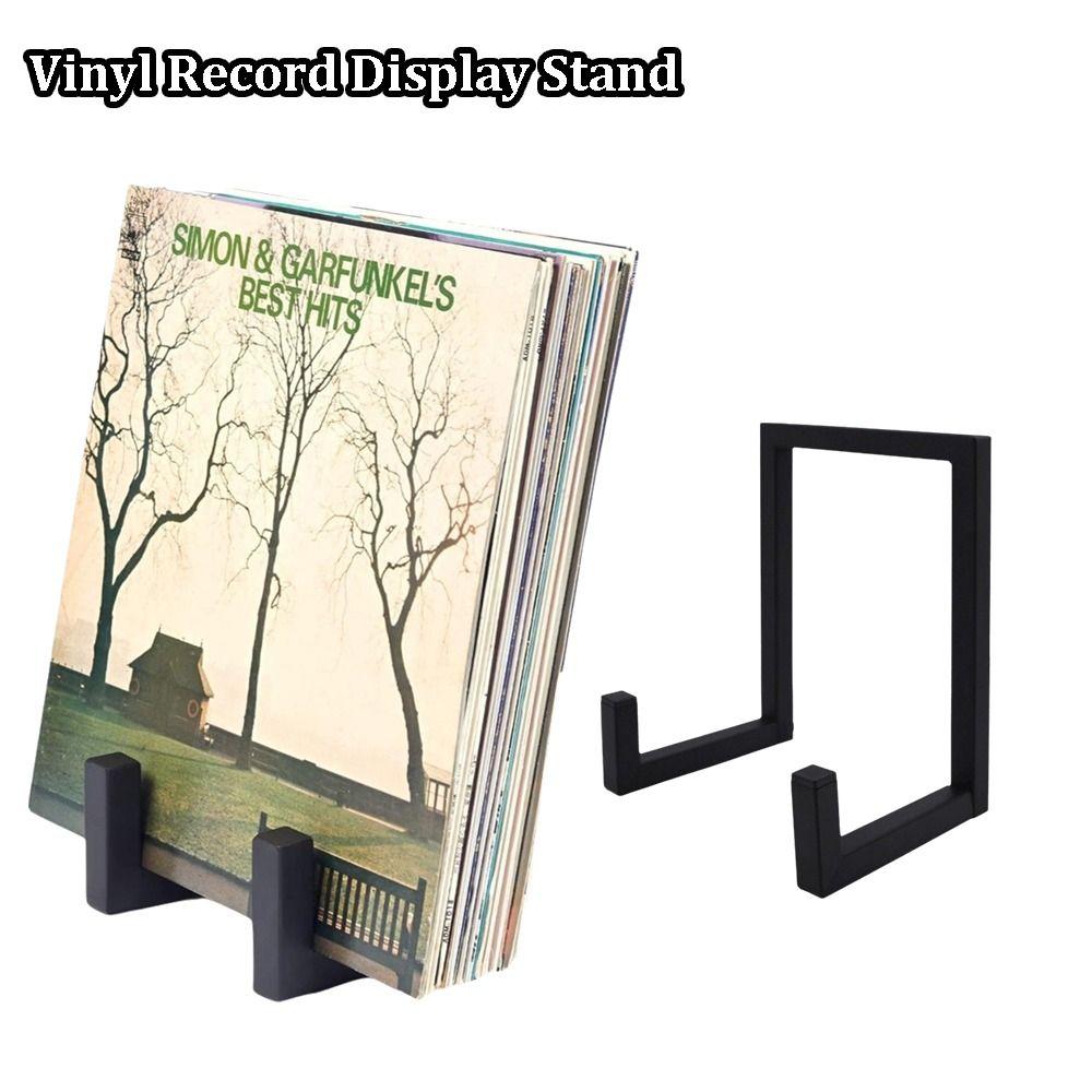 1 шт. Металлический держатель для виниловых пластинок, Универсальный настольный держатель для пластинок, Стойка для хранения компакт-дисков, Органайзер для домашнего декора