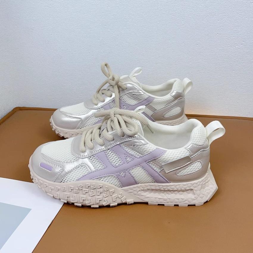 2025 Summer New Super Fire Good-looking German Training Shoes Women's European Station Mesh Breathable Casual Versatile Sports Shoes Women