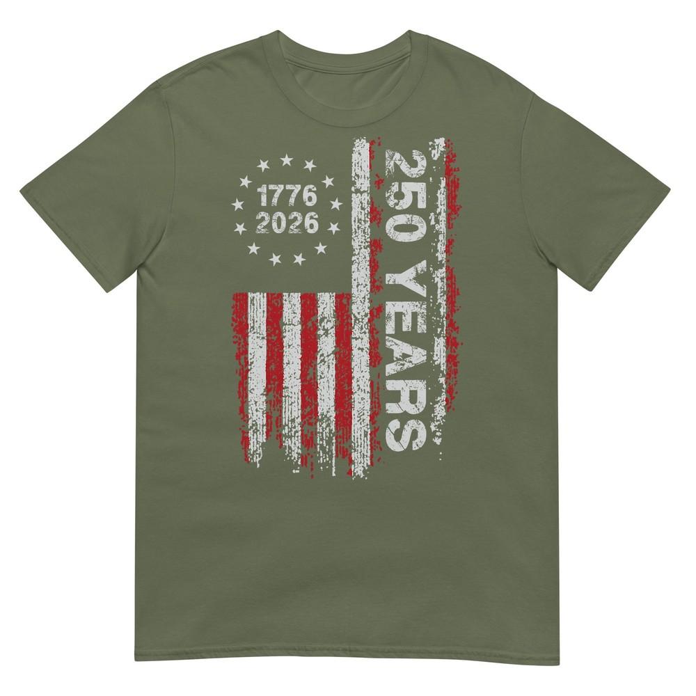 250 Years American Flag 250th Anniversary Usa Tshirt