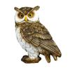 Resin Owl Statue Simulated Bird Miniature Figurine Cute Desktop Ornament  Office