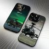 Чехол для телефона Apache AH-64 Helicopter Gunships для iPhone 16 17 15 14 12 13 Pro Max Черный цвет Ударопрочный чехол