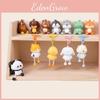 Pull The Foot Cat Frog Panda Dog Bear Animal Keychain For Cute Gift And Decor