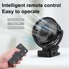 Cooling Fan with Powerful Magnetic Base LED Light Function 3 Wind Speeds Adjustable Timer Air Cooler Fan with Remote Control
