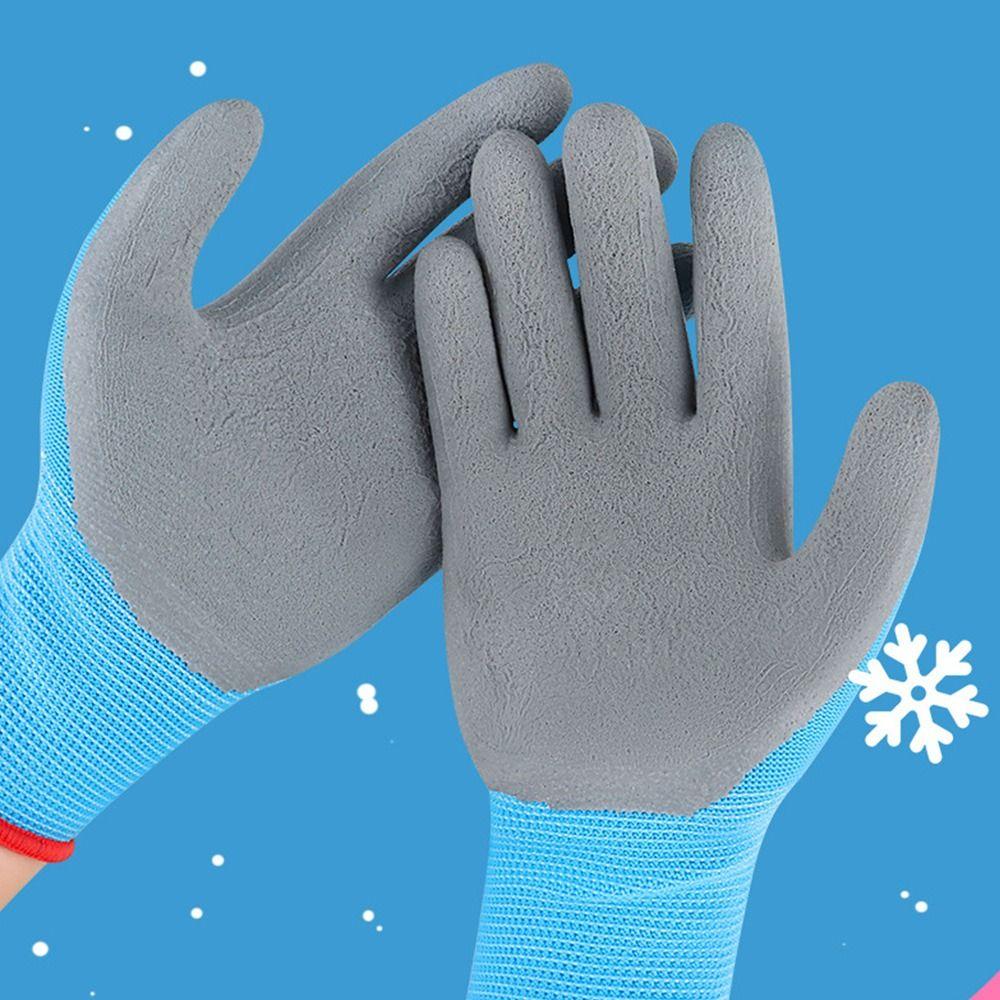 Защитные детские рабочие перчатки с изображением животных из мультфильмов, перчатки для садоводства, защитные перчатки для кемпинга, 2–12 лет