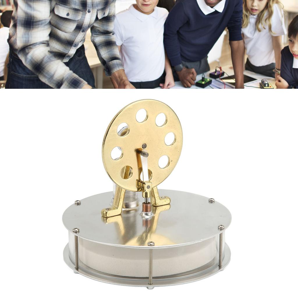 Двигатель Стирлинга Модель двигателя Низкотемпературный серебристый цинковый сплав Нержавеющая сталь Электричество Генератор