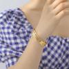 Lemegeton Модный Браслет-Браслет с Индивидуальным Именем из Нержавеющей Стали Персонализированный Браслет Для Женщин Ювелирные Изделия Подарок на День Святого Валентина