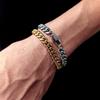 Браслет Miami Cuban Link из нержавеющей стали 316L, 6-10 мм, с золотым/серебряным покрытием, Хип-хоп украшение для мужчин и женщин, Рождественский подарок