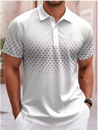 Men's Golf Polo Short Sleeve Polo Shirt Outdoor Quick Dry Daily Streetwear