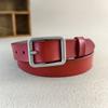 Vintage Leather Waist Belt For Women With Durable Alloy Closure