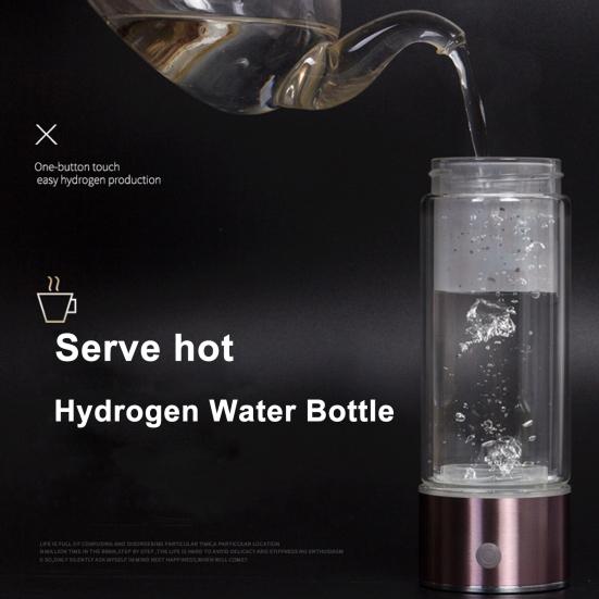 Hydrogen Water Generator Bottle Large Capacity Food Grade BPA Free Rechargeable Portable Hydrogen Waterionizer Generator