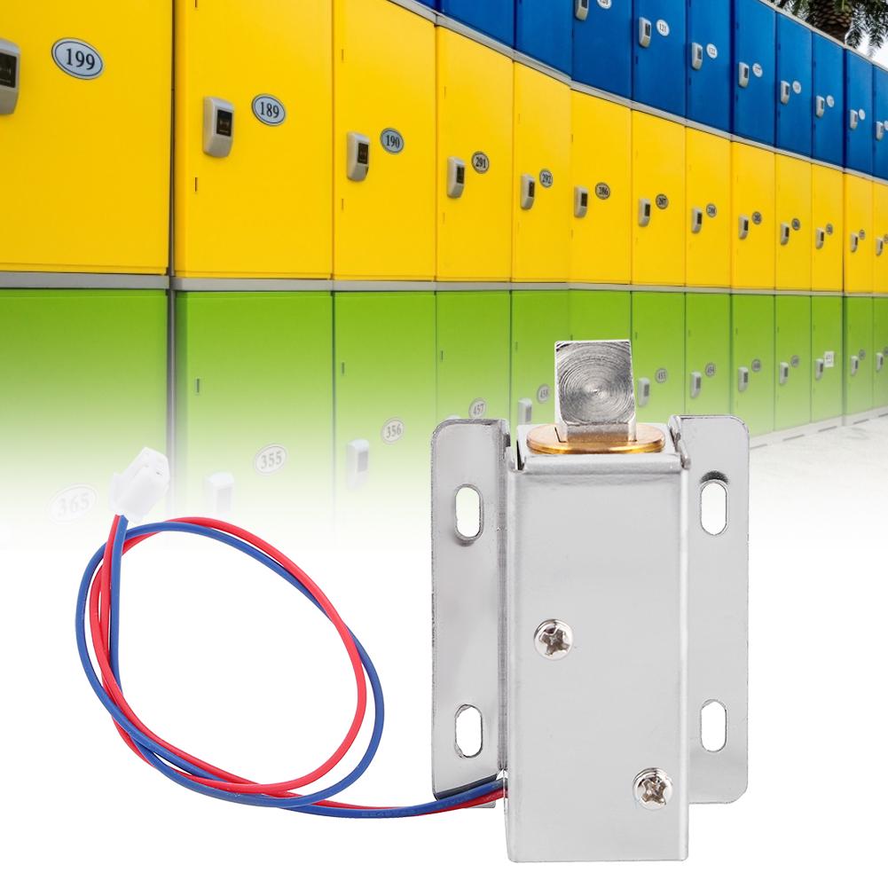 DC 12V Miniature Electromagnetic Lock Electric Control Lock for Cabinet Drawer Box