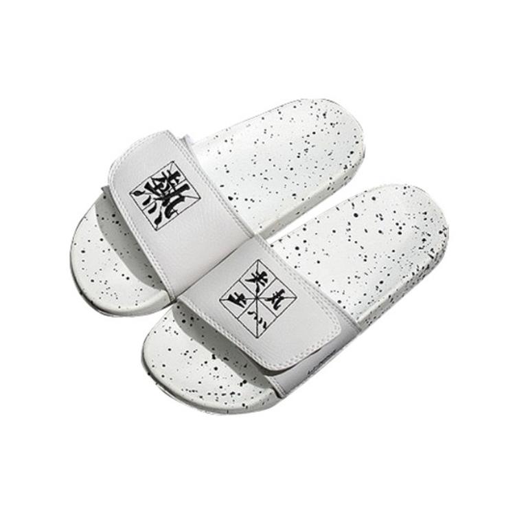 Мужские шлепанцы Li Ning Hot Slide Белые AGAM007-1