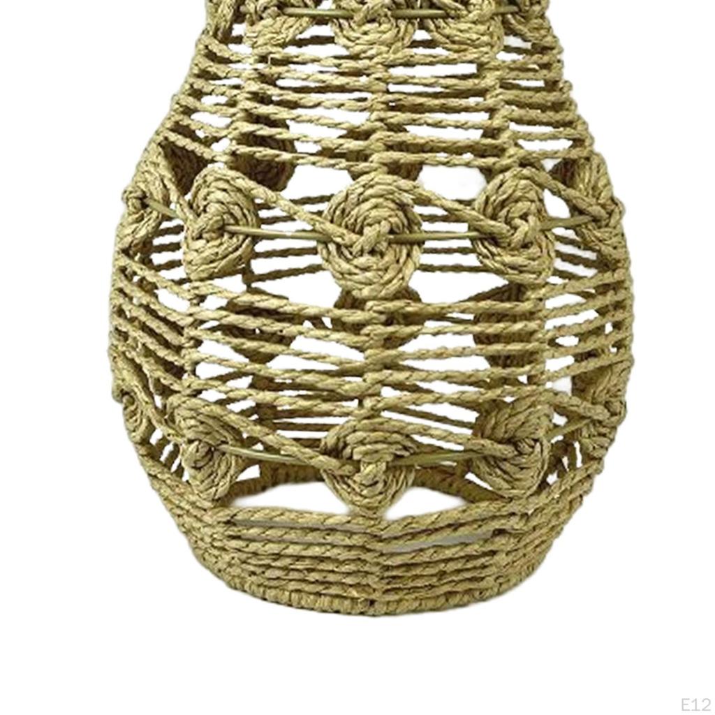 Бохо Абажур Подвесной Лампы Ротанг Плетеный Декор Потолочный Светильник Люстра Чехол Абажур Отель