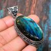 Labradorite Gemstone 925 Sterling Silver Handmade Unique Jewelry Pendant