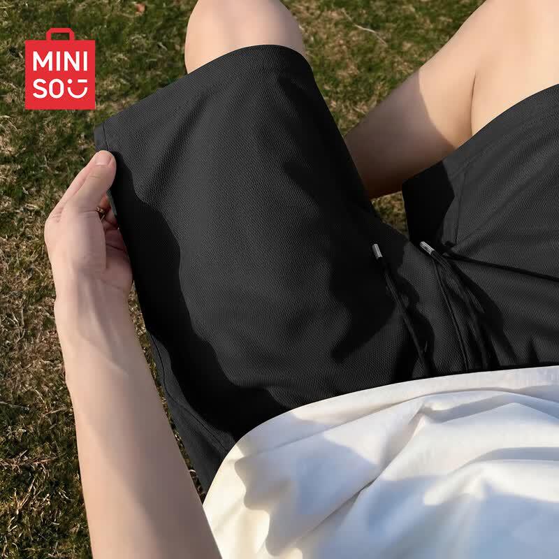 MINISO Men's Japanese Style Cotton Sports Shorts
