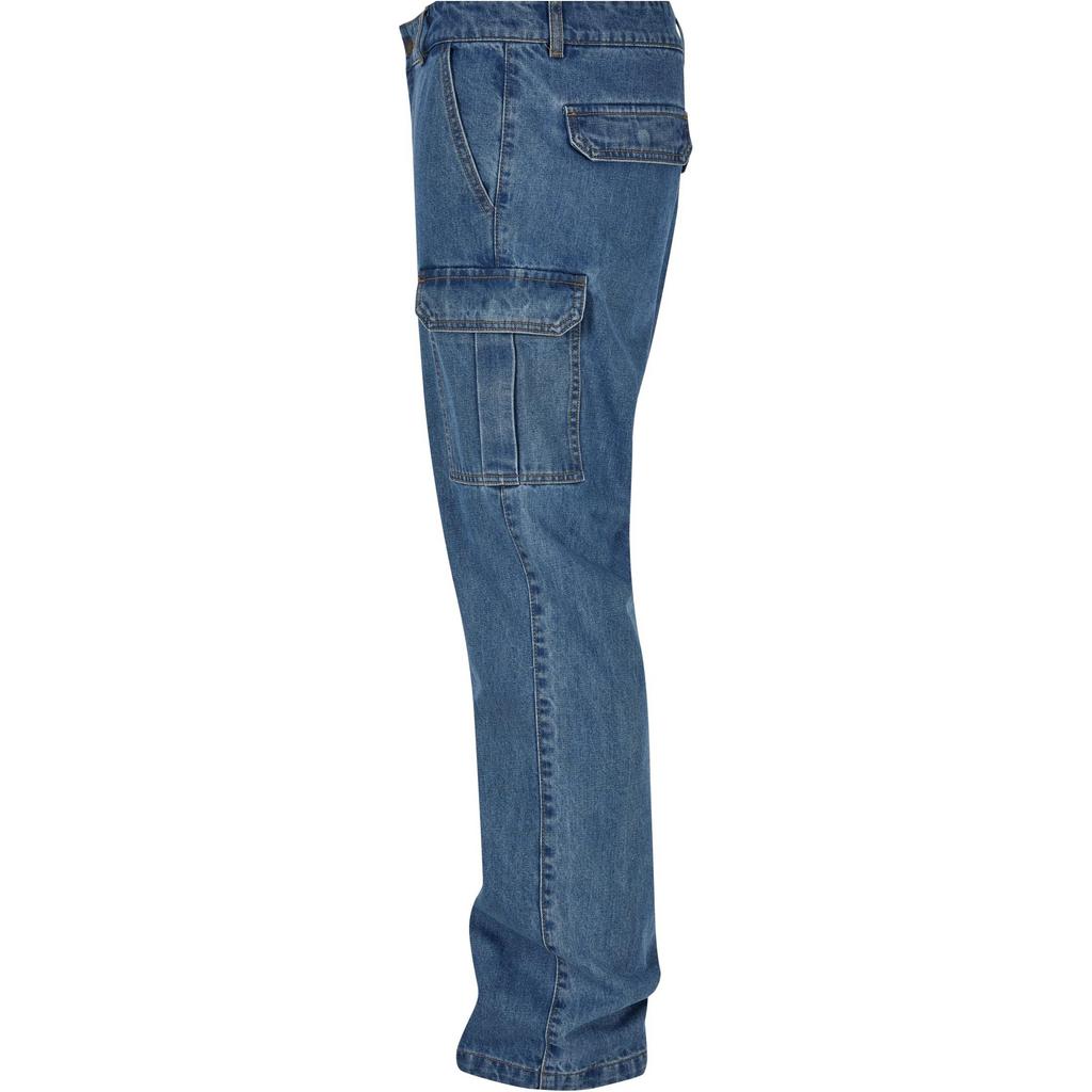 Urban Classics Mens Straight Leg Cargo Jeans