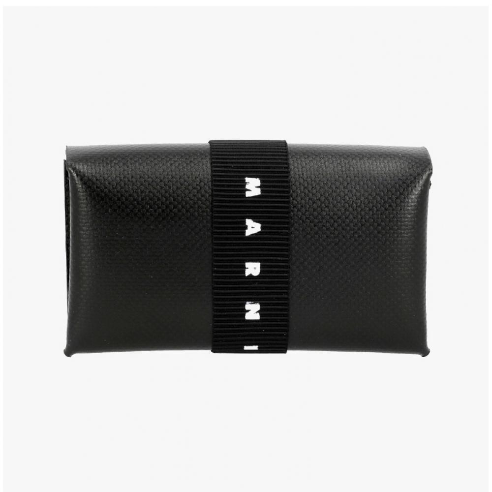 Marni Origami Pvc 3 Fold Banding Flap Card Wallet Pfmi0007u10 P5769 00n99