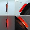 4PCS Car Door Anti-Collision Strip Body Stickers Reflective Warning Stickers Decorative Scratch-Resistant Modified Universal